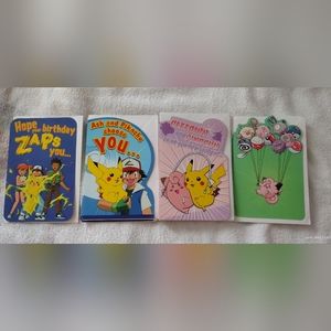 pokemon trading cards/Birthday Cards lot